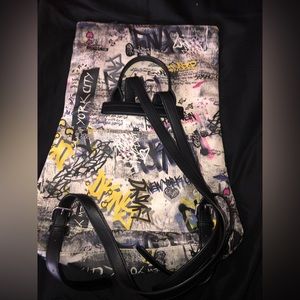DK Graffiti Backpack Purse